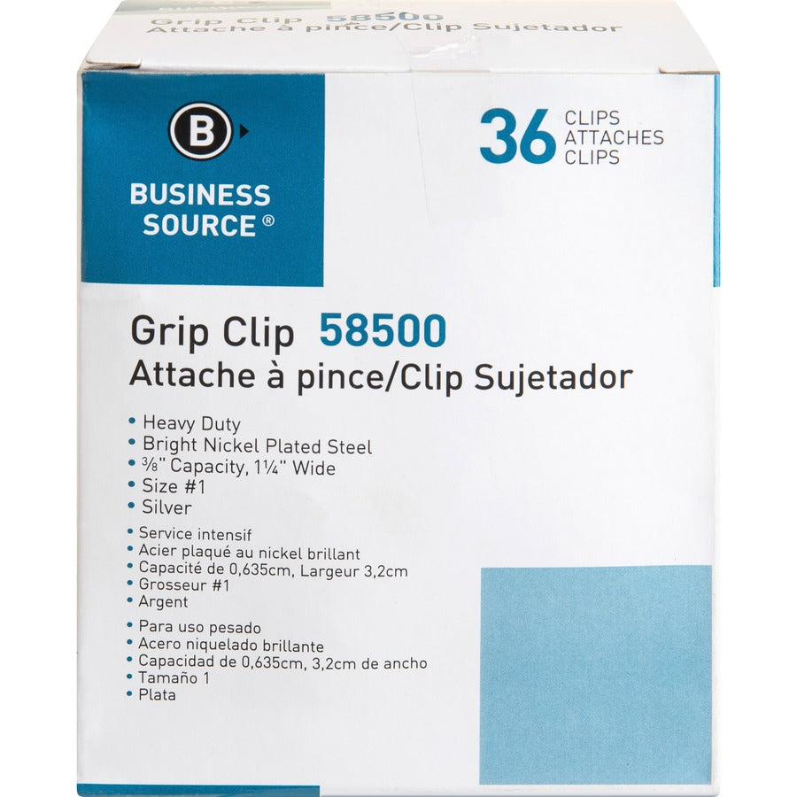 Attache-papier Bulldog Business Source - 12 / boîte