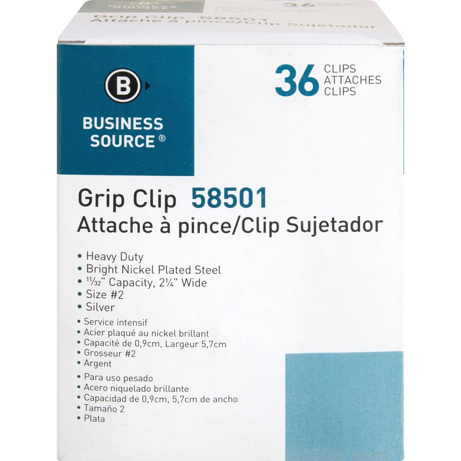 Business Source Bulldog Grip Clips 58501