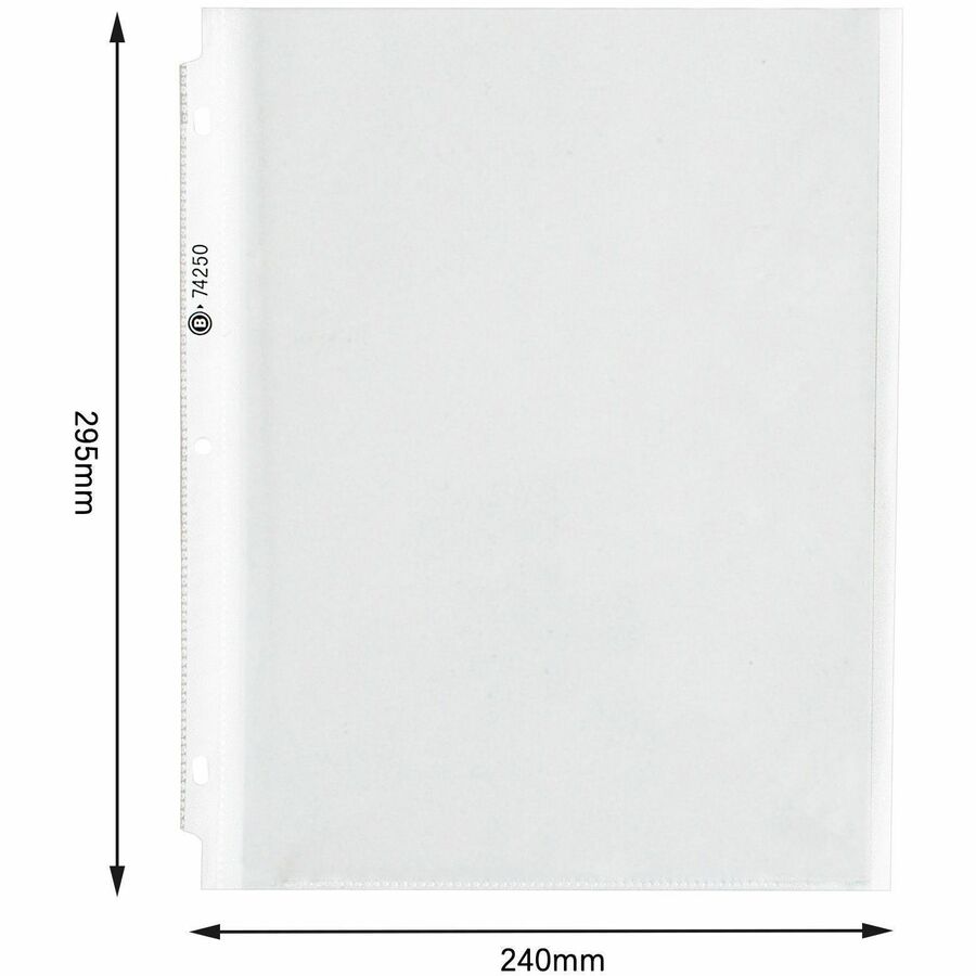 Business Source Heavy-Duty Sheet Protectors — Letter, 25/Pack