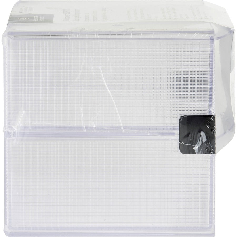 Business Source 2-Drawer Storage Organizer — Clear