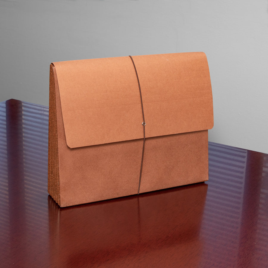 Business Source File Wallet — Letter, Brown