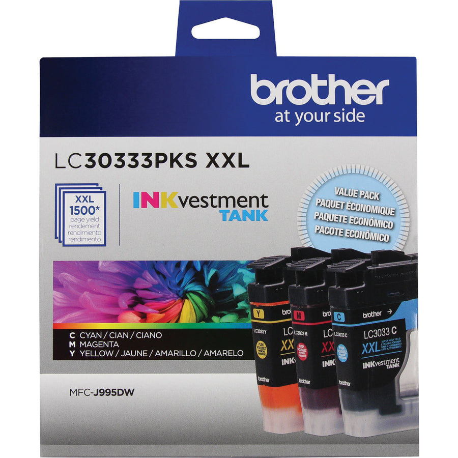 Brother Ink Cartridge LC30333PKS Cyan High Yield 1500 Pages