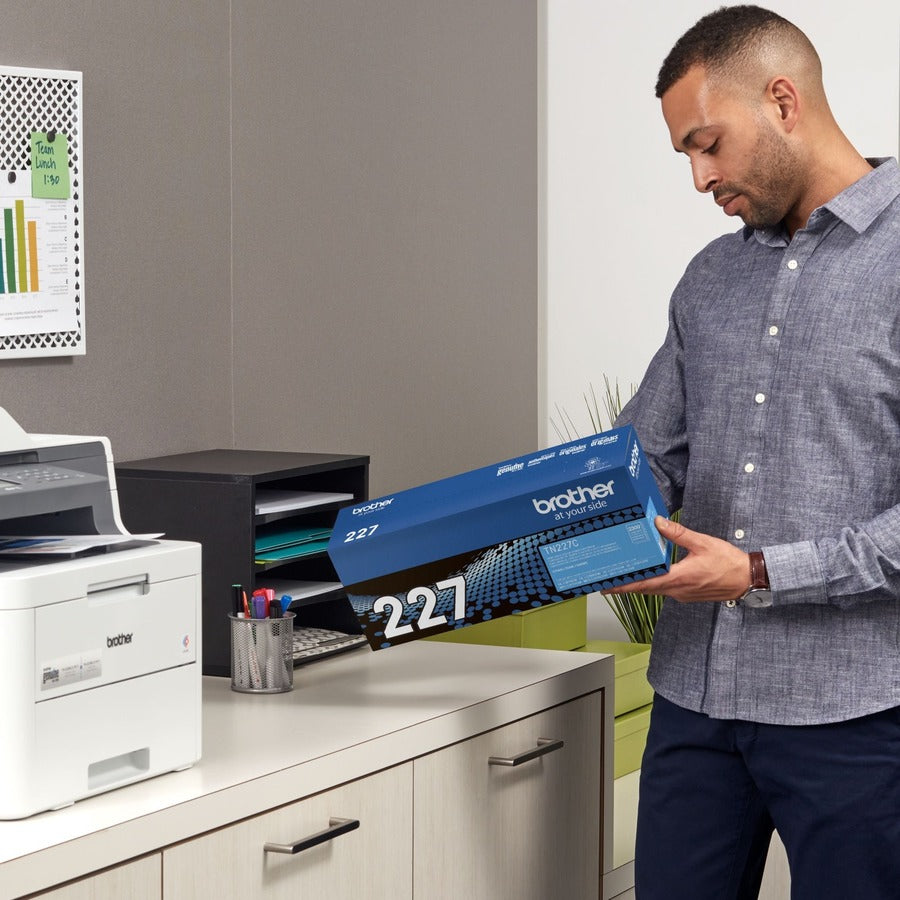 Brother TN-227C Original High Yield Laser Toner Cartridge - Cyan - 1 Each