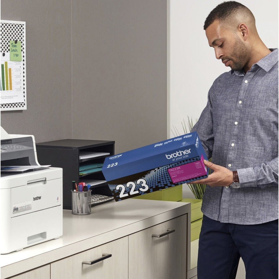Brother TN-223M Original Standard Yield Laser Toner Cartridge - Magenta - 1 Each