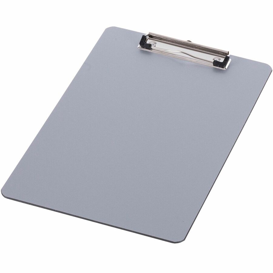 Planchette à pince Business Source en plastique – Argenté