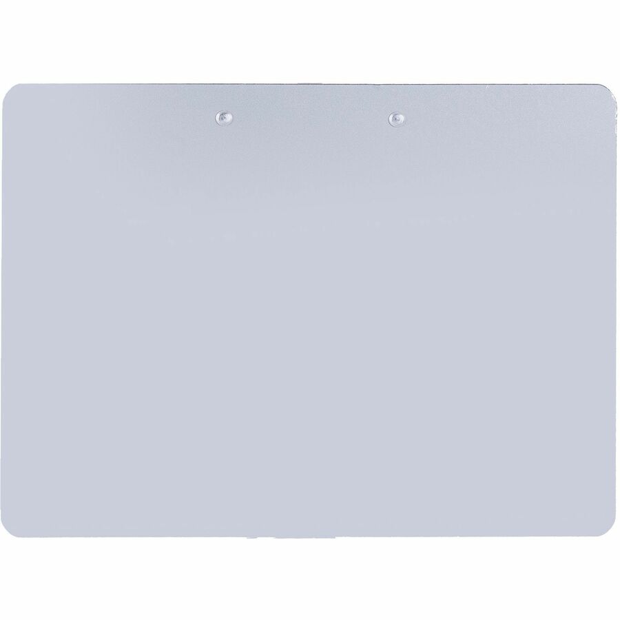 Business Source Landscape Plastic Clipboard — Letter, Silver