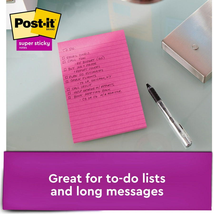 Post-it® Super Sticky Notes - Supernova Neons Color Collection