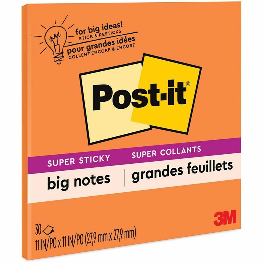 Post-it® Super Sticky Grand bloc-notes