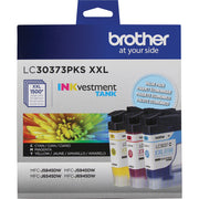 Brother LC30373PKS Original Inkjet Ink Cartridge - Cyan, Magenta, Yellow - 3 Pack