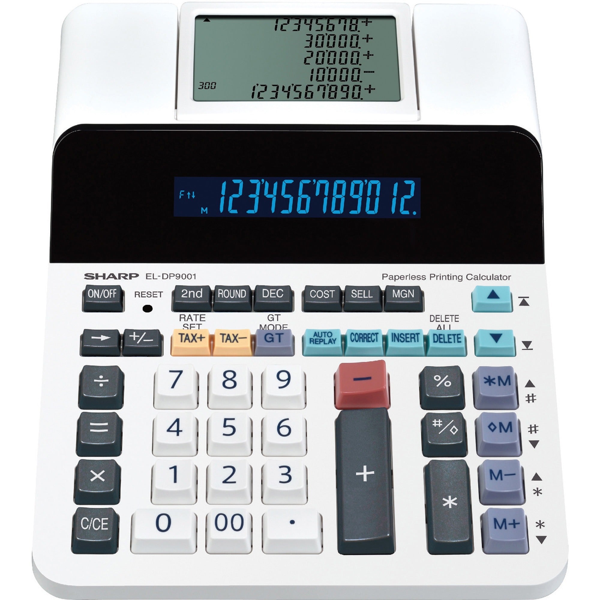 Sharp ELDP9001 Paperless Printing Calculator 12-Digit | Cowan's – Cowan ...