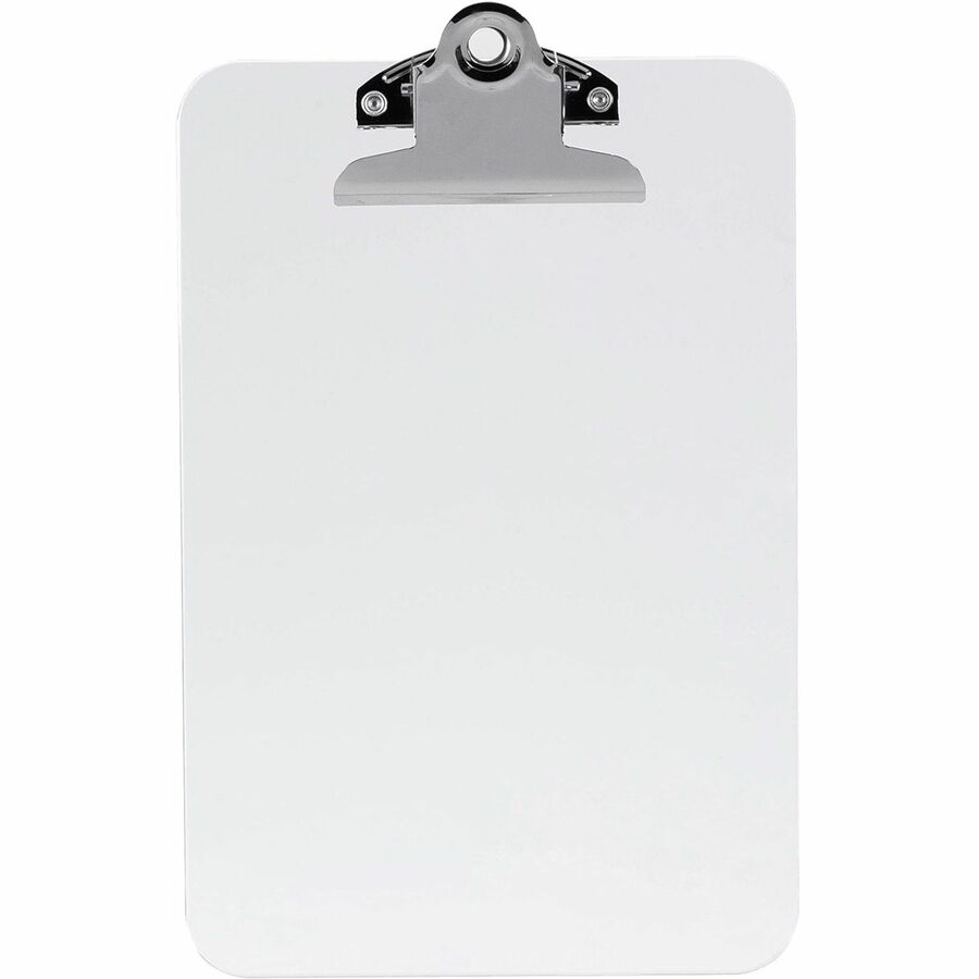 Business Source Plastic Clipboard - Silver