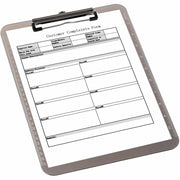 Business Source Transparent Plastic Clipboard
