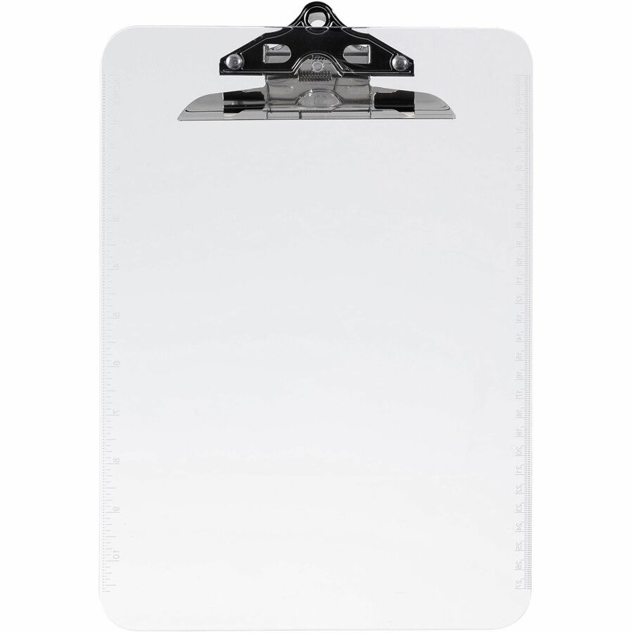 Business Source Spring Clip Plastic Clipboard (Model 1)