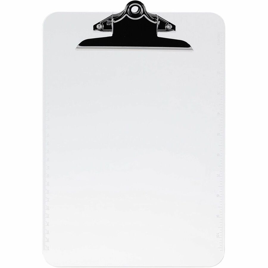 Business Source Spring Clip Plastic Clipboard (Model 1)