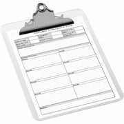 Business Source Spring Clip Plastic Clipboard (Model 1)