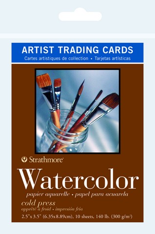 Strathmore Artist Trading Cards — 2.5" x 3.5", Watercolour 140lb, 10-Pack