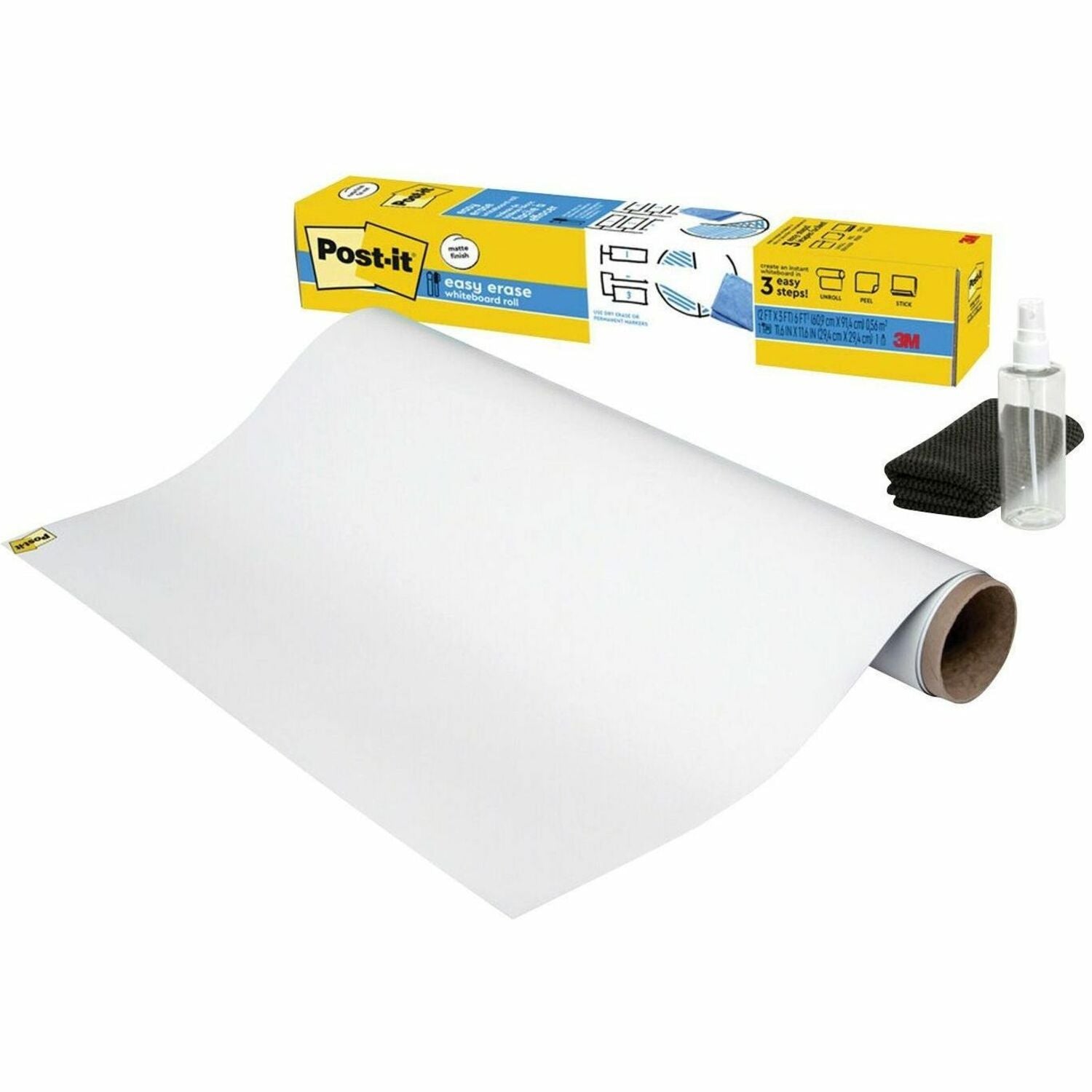 Post-it Fle x Write Surface, FWS3 x 2, 3 ft x 2 ft (.914 m x .609 m), 1