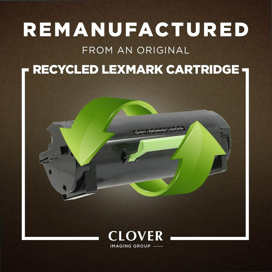 Clover Technologies Remanufactured High Yield Laser Toner Cartridge T620 - Black - 1 Pack