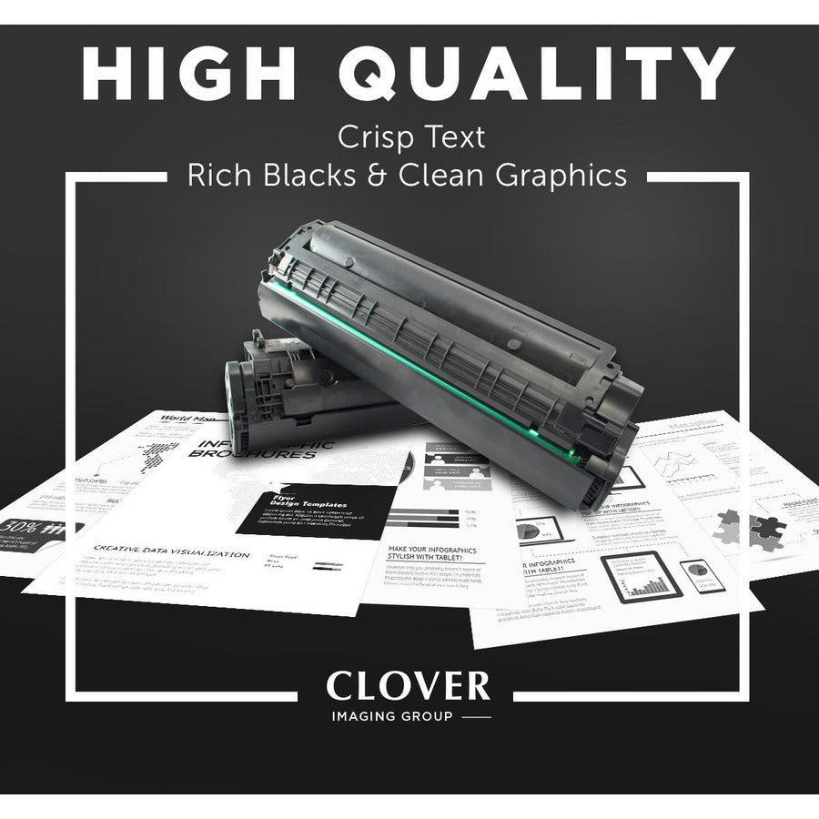 Clover Technologies Remanufactured High Yield Laser Toner Cartridge T620 - Black - 1 Pack