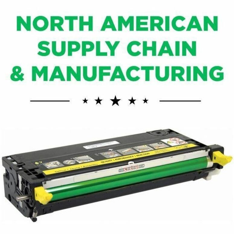 CIG Remanufactured High Yield Laser Toner Cartridge Dell 310-8098, Dell 310-8099, Dell 310-8401, Dell 310-8402, Dell XG724, Dell XG728 - Yellow - 1 Each