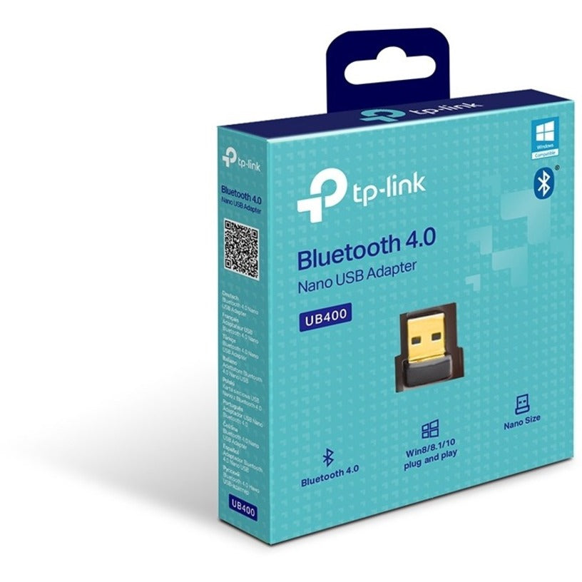 TP-Link UB400 Bluetooth 4.0 Bluetooth Adapter for Computer, Notebook