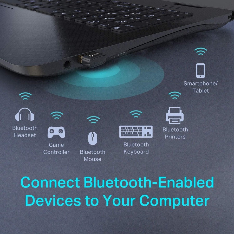 TP-Link UB400 Bluetooth 4.0 Bluetooth Adapter for Computer, Notebook