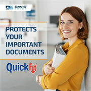 QuickFit PRO Heavy-Duty Single-Touch View Binder, Locking D Rings, 2 Inch, Black