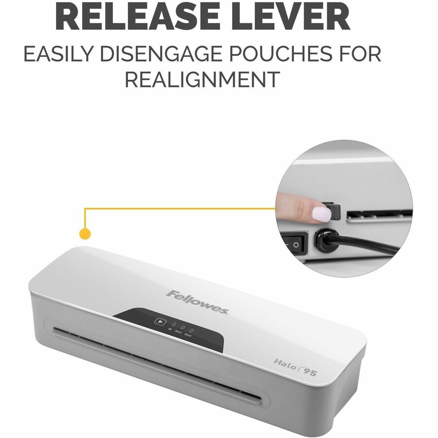 Fellowes Halo 95 Laminator & Pouch Starter Kit