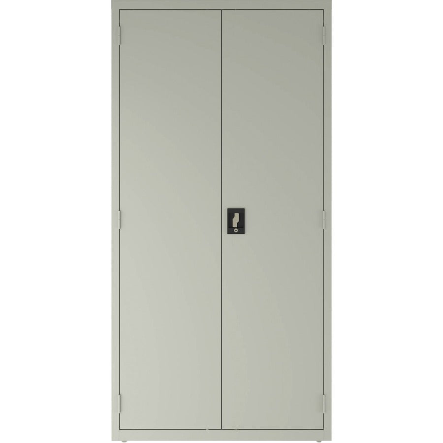 Lorell Fortress Series Janitorial Cabinet - Light Gray