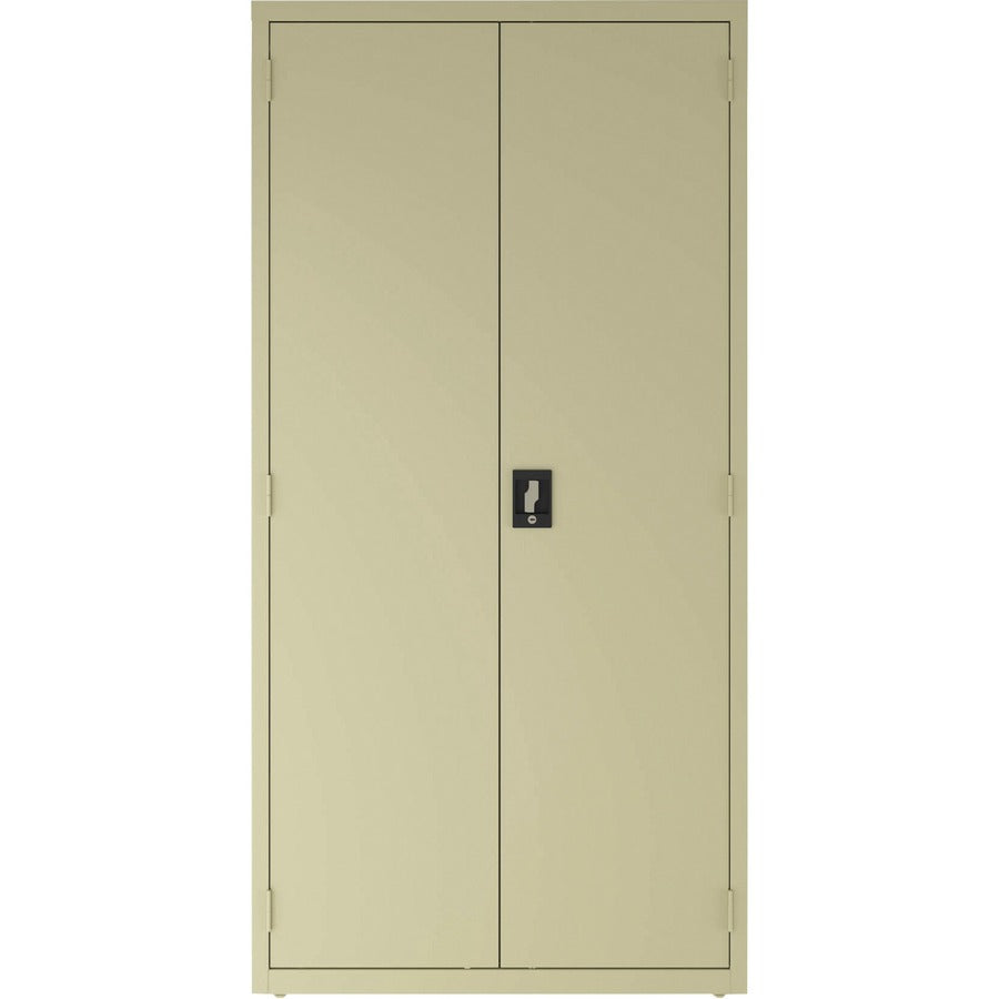 Lorell Fortress Series Janitorial Cabinet - Light Gray