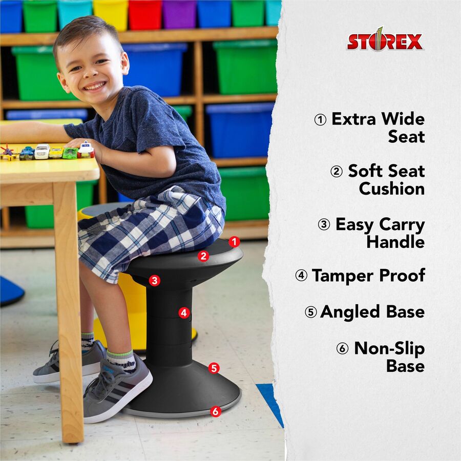 Storex Wiggle Stool - Blue