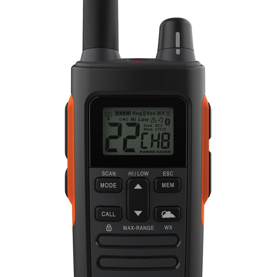 Cobra RX680 Rugged Waterproof Walkie Talkies, Pair