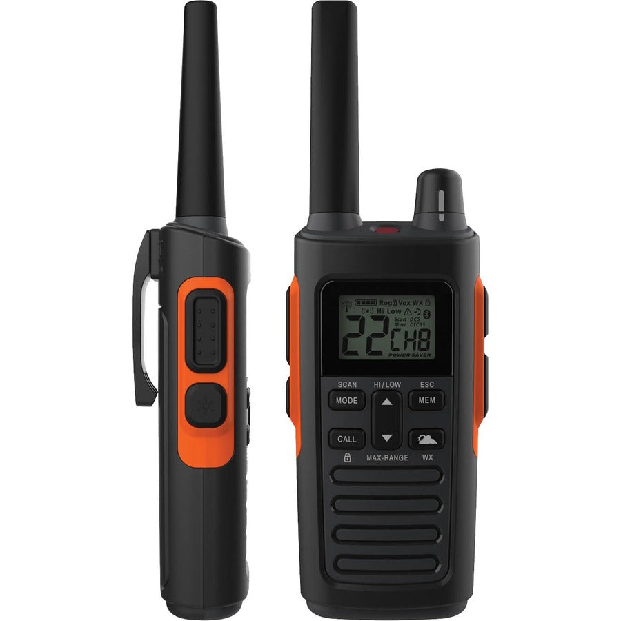 Cobra RX680 Rugged Waterproof Walkie Talkies, Pair