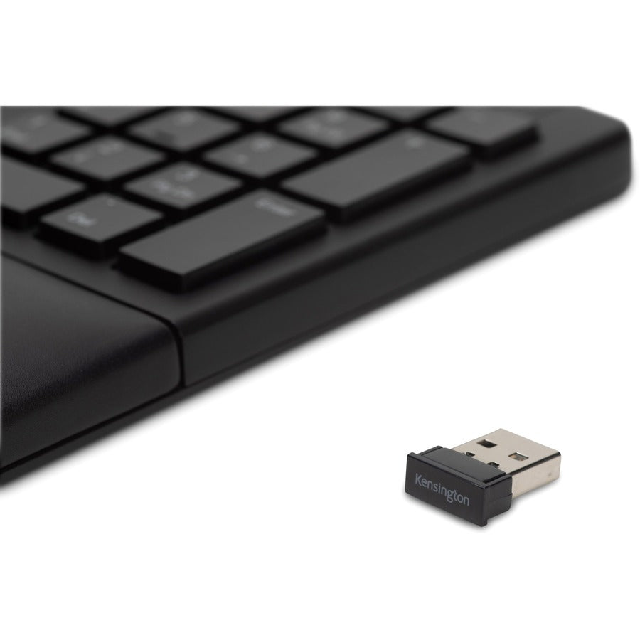 Kensington Pro Fit Ergo Wireless Keyboard and Mouse-Black