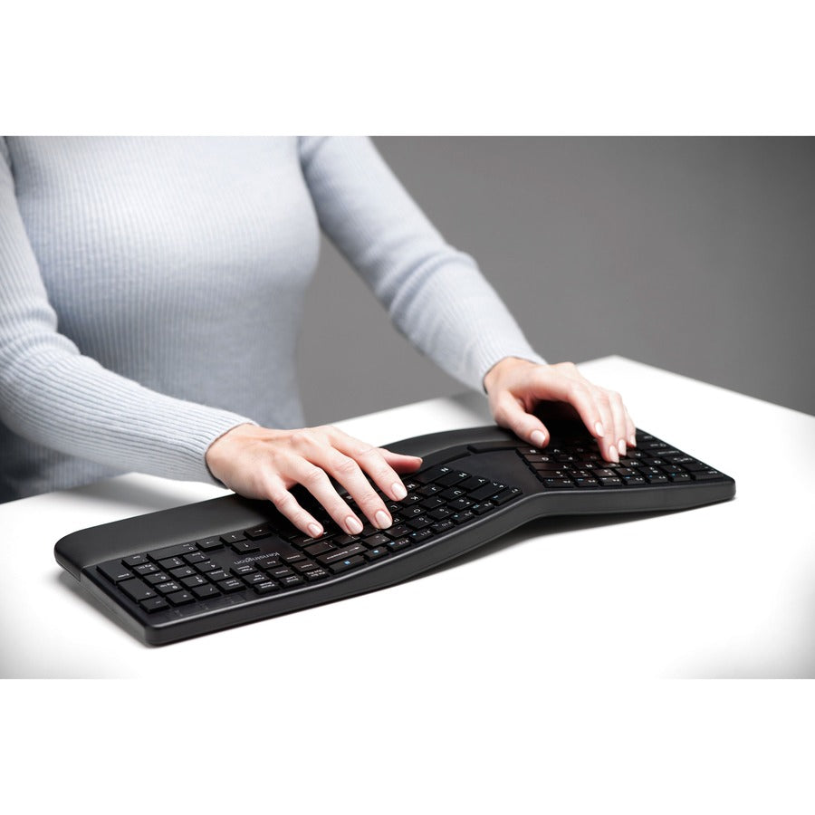 Kensington Pro Fit Ergo Wireless Keyboard and Mouse-Black