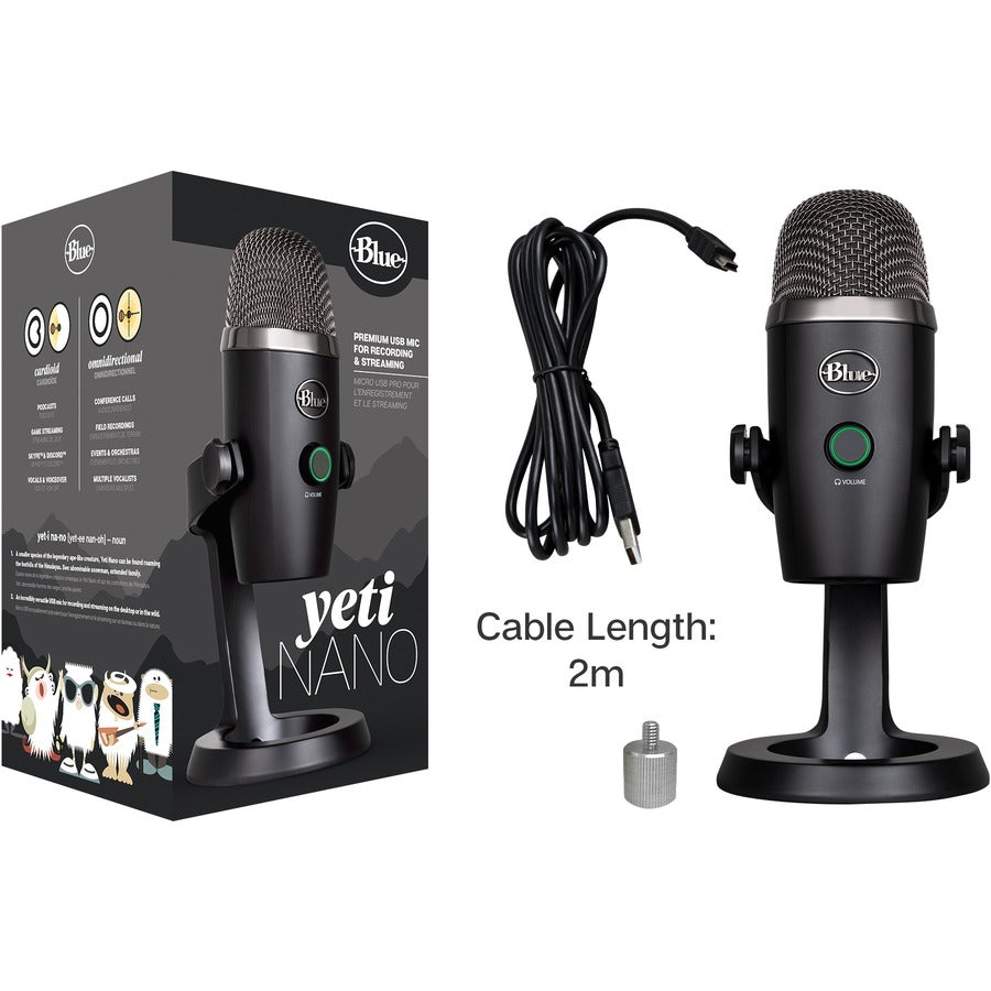 Microphone à condensateur filaire Blue Yeti Nano