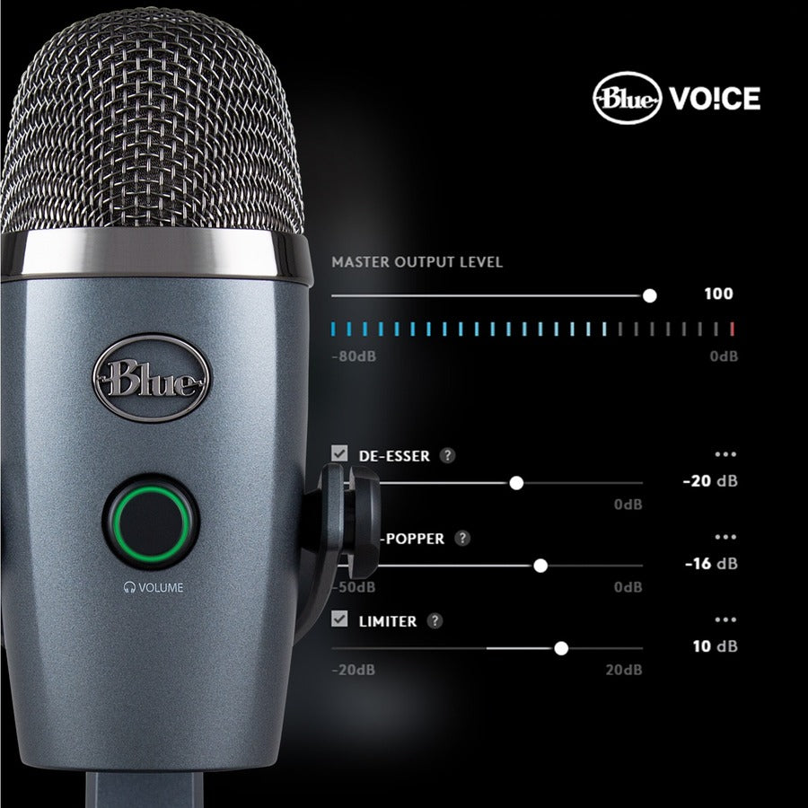 Microphone à condensateur filaire Blue Yeti Nano