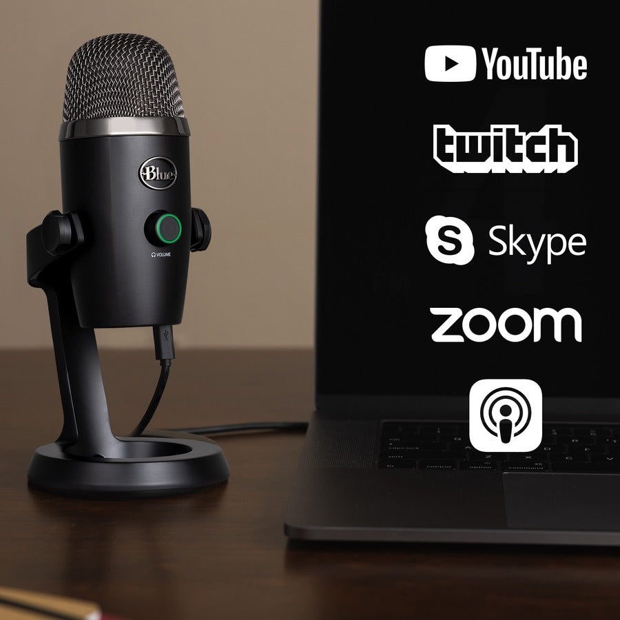 Microphone à condensateur filaire Blue Yeti Nano