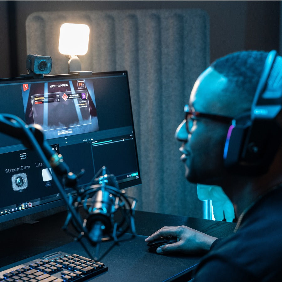 Logitech StreamCam Plus Webcam — 1080p 60fps, Graphite
