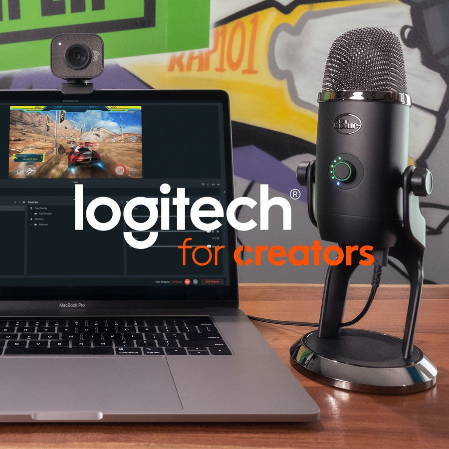 Logitech StreamCam Plus Webcam — 1080p 60fps, Graphite