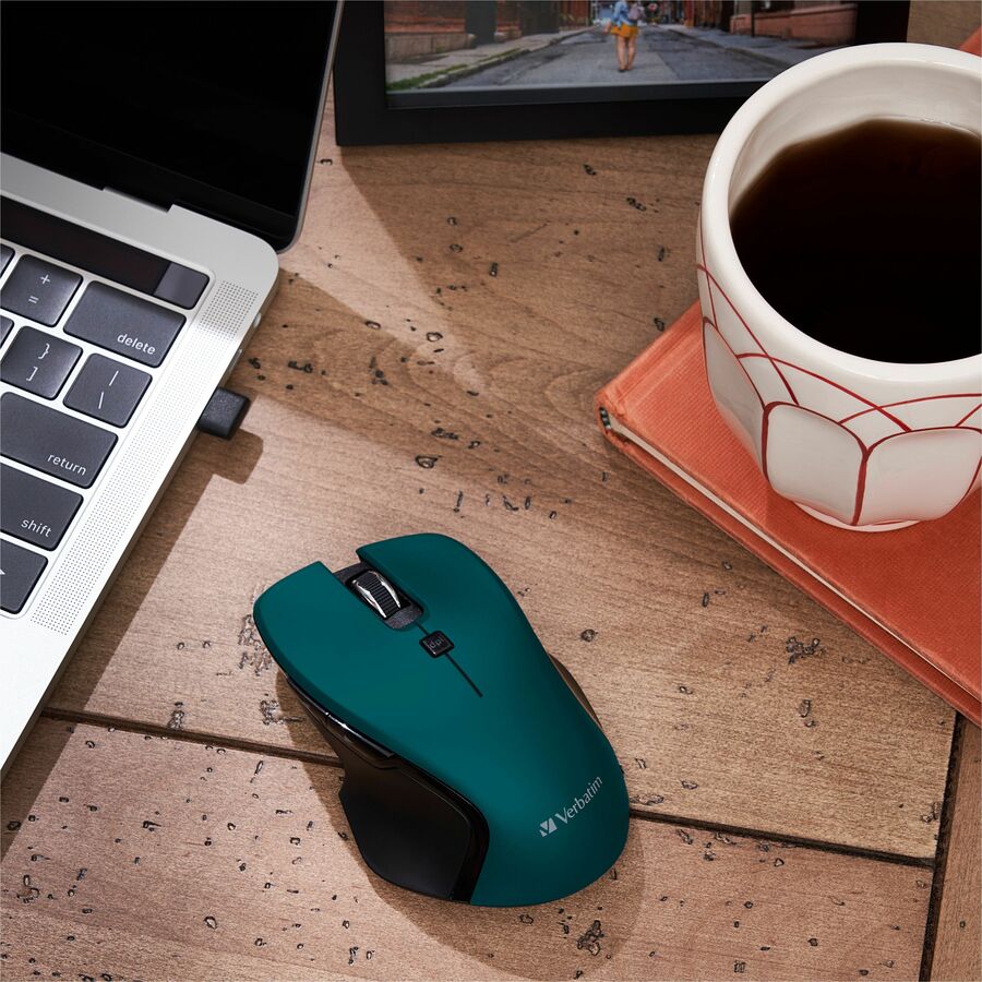 Verbatim USB-C™ Wireless Blue LED Mouse - Teal