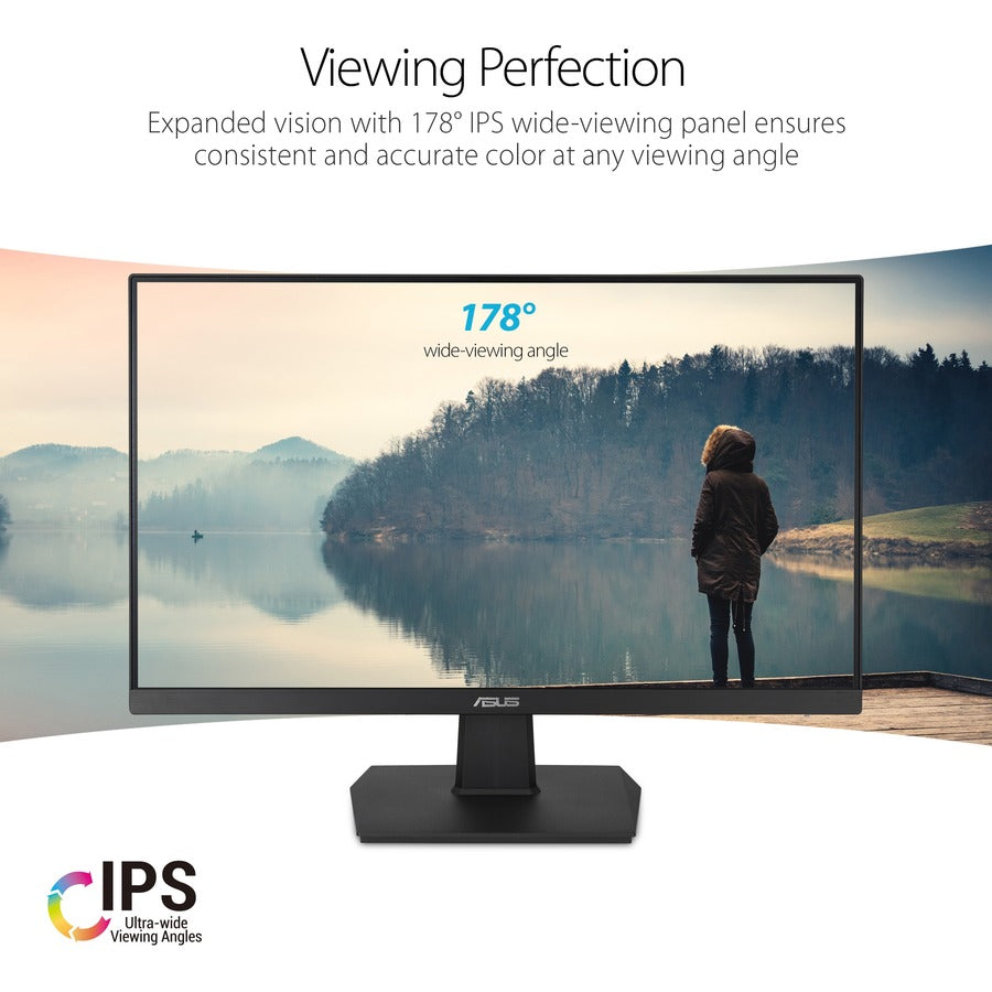 Asus VA24EHE 24" Class Full HD Gaming LCD Monitor - 16:9 - Black
