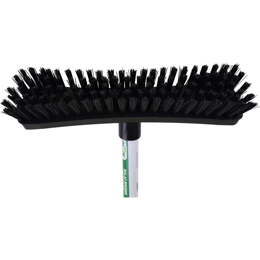 Brosse à récurer Globe 25 cm pour sol et terrasse - Manche métallique 122 cm assemblé