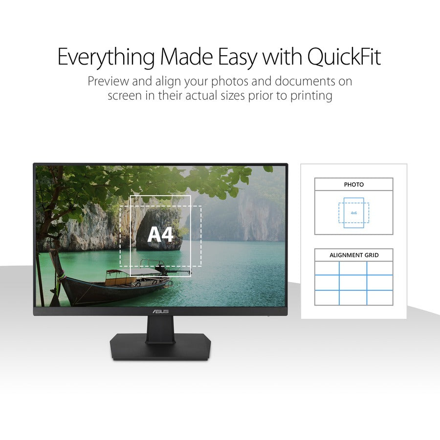 Asus VA27EHE 27" Class Full HD Gaming LCD Monitor - 16:9 - Black