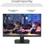 Asus VA27EHE 27" Class Full HD Gaming LCD Monitor - 16:9 - Black