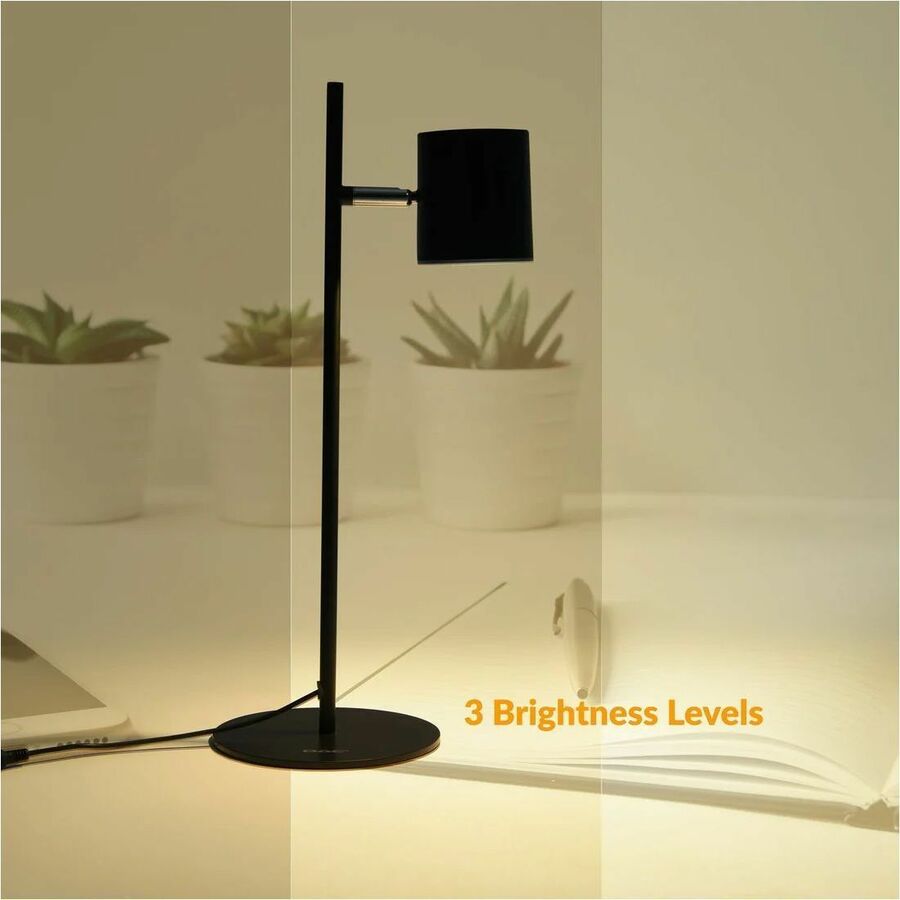 DAC® Metal LED Desk Lamp with 340° Rotating Head, Black