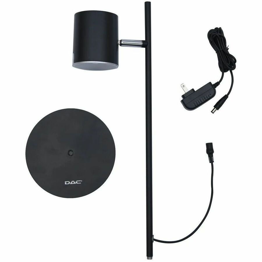 DAC® Metal LED Desk Lamp with 340° Rotating Head, Black