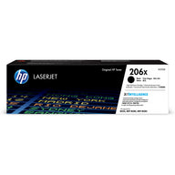 HP 206X High Yield Original Toner Cartridge (W2110X) — Black, 3,150 Pages