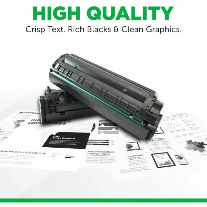 Office Depot 51B1H00/51B0HA0 Remanufactured High Yield Laser Toner Cartridge - Single Pack MS417 (MS417 (51B1H00, 51B0HA0)) - Black Each