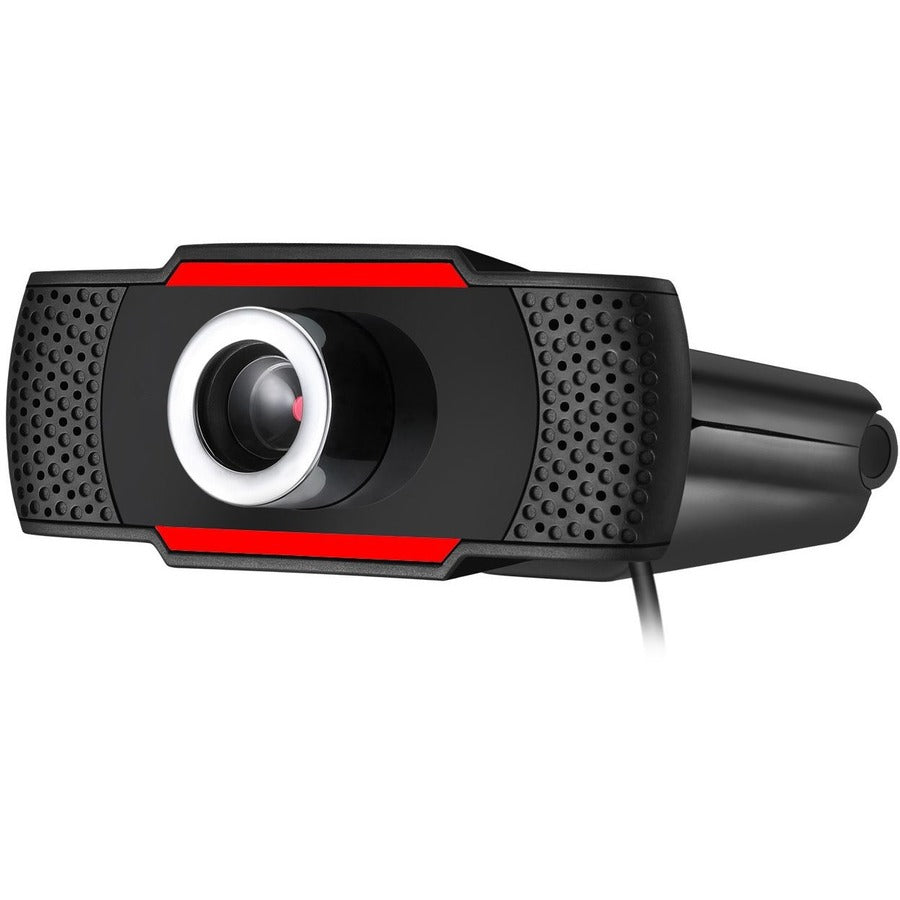 Webcam Adesso CyberTrack CyberTrack H3 - 1,3 Mégapixel - 30 ips - Noir, Rouge - USB 2.0